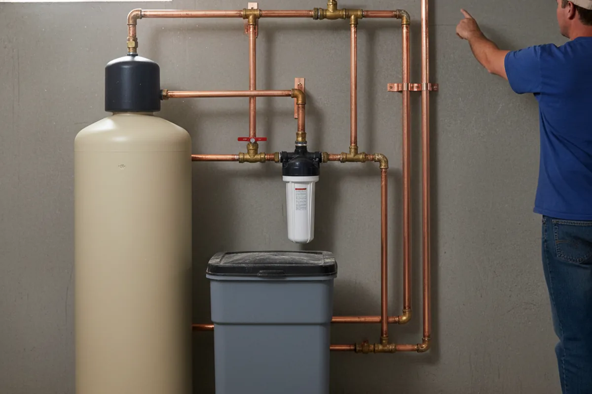 Whole-house water treatment system installed in Hampton